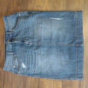 Level 99 pencil midi skirt